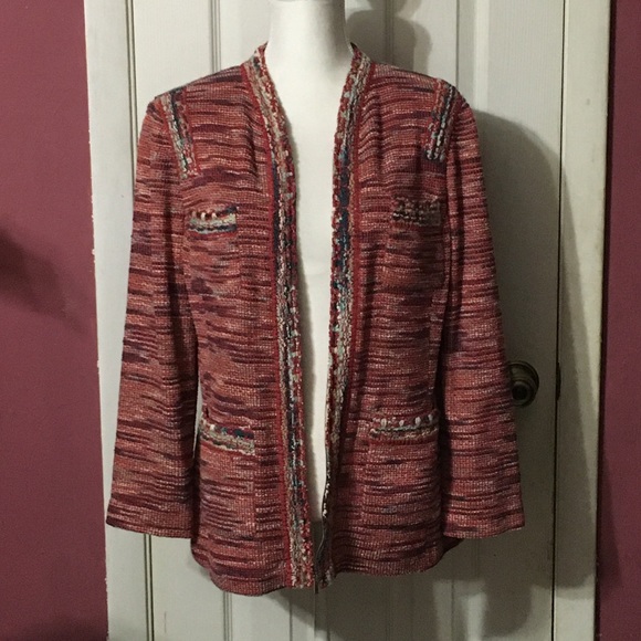 St. John Jackets & Blazers - HP 🎉St John knit jacket wool blend multicolor